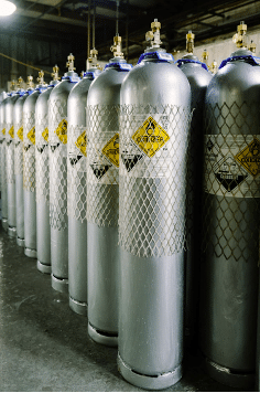 Gas Cylinders Used for Various Gaseous Chemicals